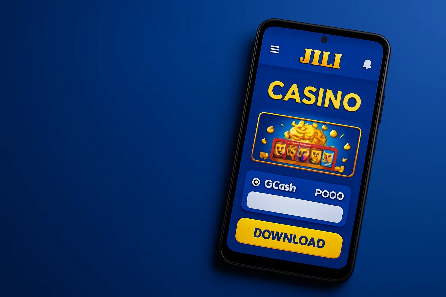 Philippine casino mobile app on Android with JILI UI and GCash payment