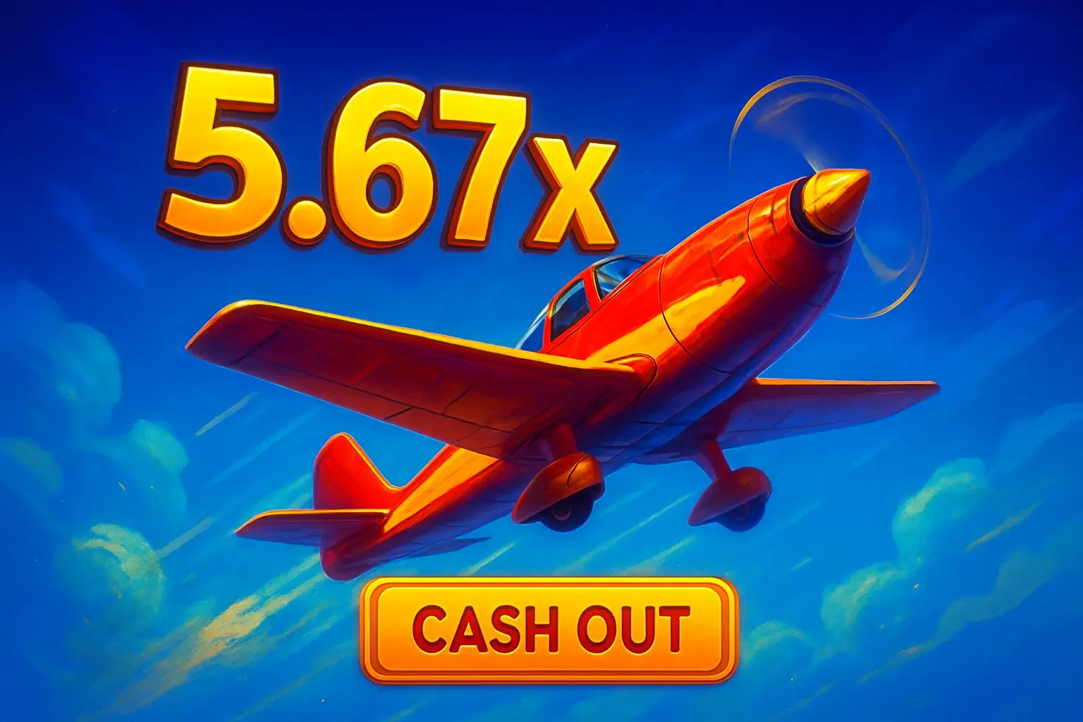 Small plane soaring upward with 5.67x multiplier in Philippine casino